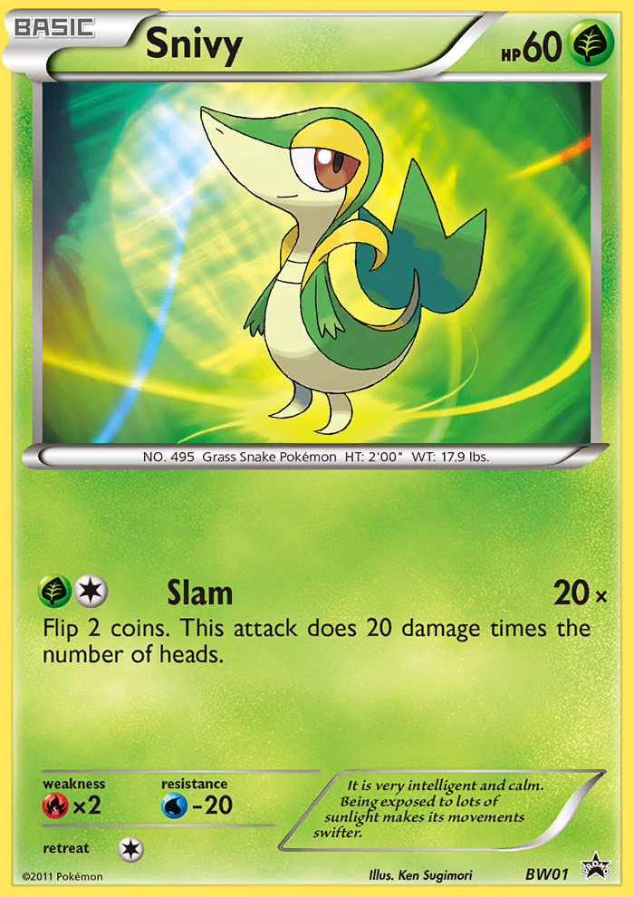 Snivy (BW01) [Black & White: Black Star Promos] | Mega City Incorporated