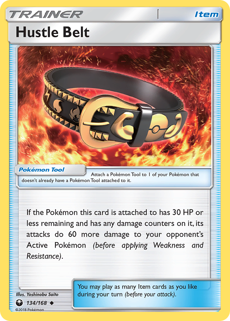 Hustle Belt (134/168) [Sun & Moon: Celestial Storm] | Mega City Incorporated