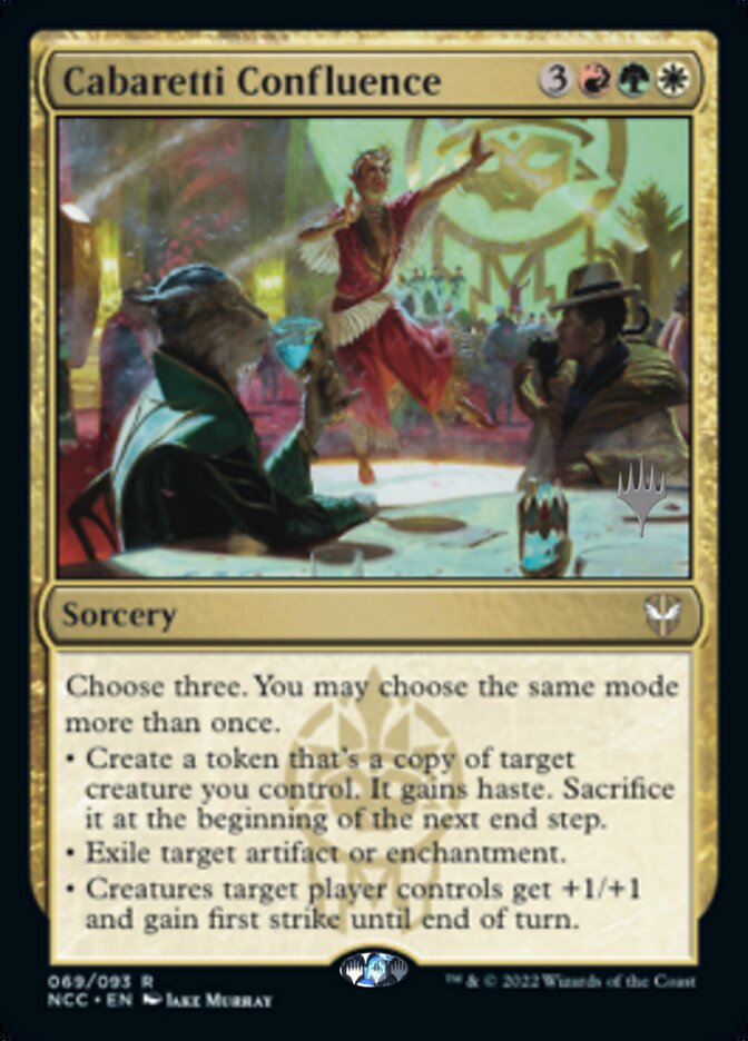 Cabaretti Confluence (Promo Pack) [Streets of New Capenna Commander Promos] | Mega City Incorporated
