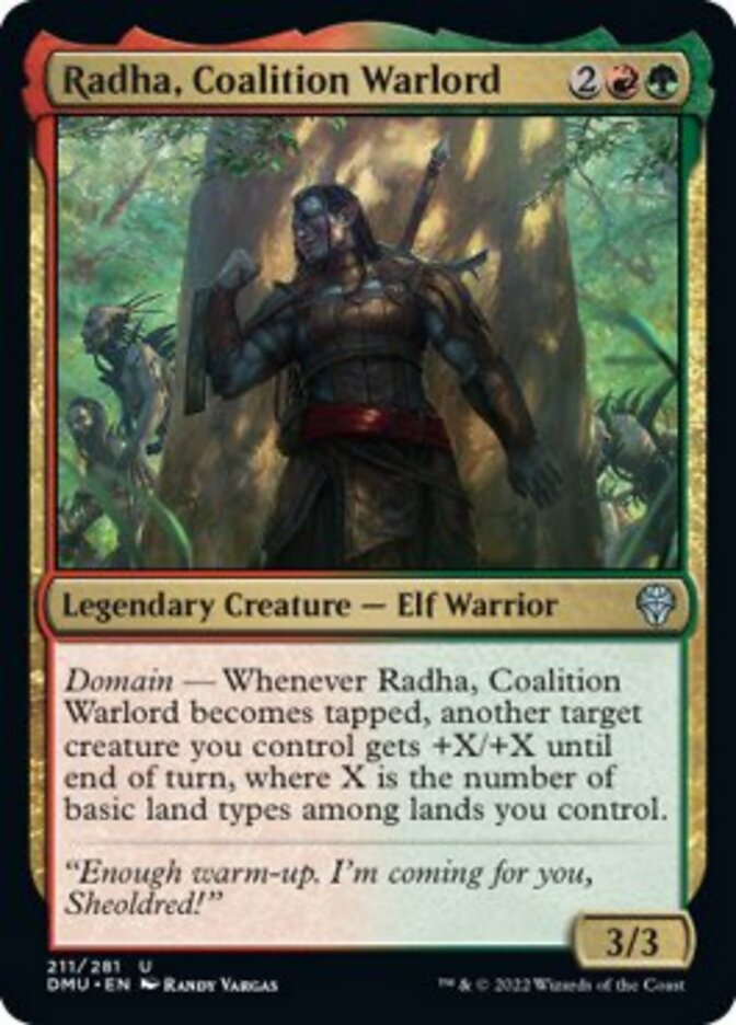 Radha, Coalition Warlord [Dominaria United] | Mega City Incorporated