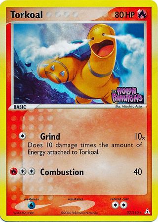 Torkoal (33/110) (Stamped) [EX: Holon Phantoms] | Mega City Incorporated