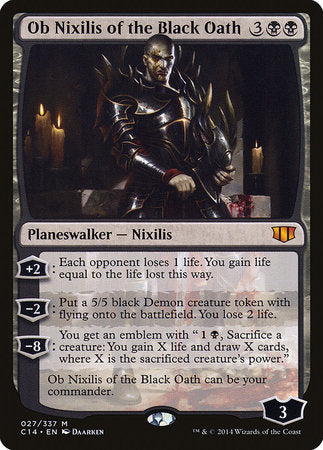 Ob Nixilis of the Black Oath [Commander 2014] | Mega City Incorporated