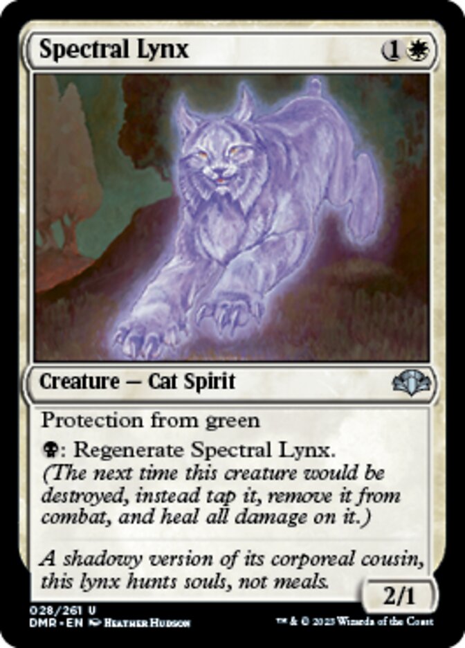 Spectral Lynx [Dominaria Remastered] | Mega City Incorporated