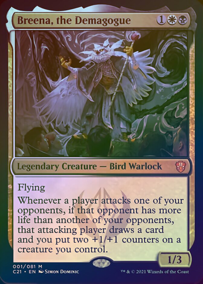 Breena, the Demagogue (Display Commander) [Commander 2021] | Mega City Incorporated