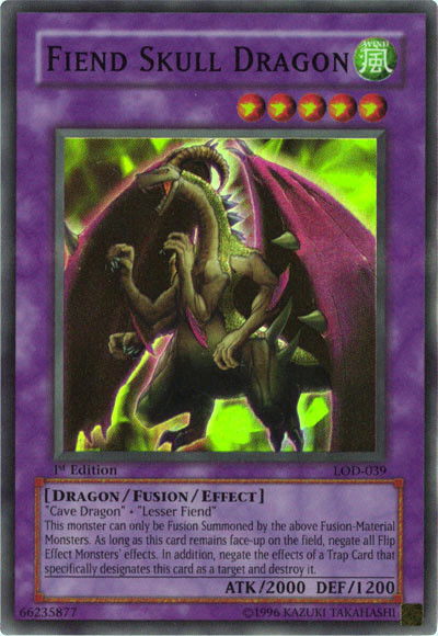 Fiend Skull Dragon [LOD-039] Super Rare | Mega City Incorporated