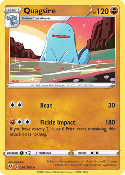 Quagsire (084/185) [Sword & Shield: Vivid Voltage] | Mega City Incorporated