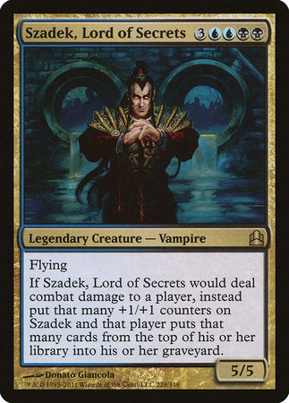 Szadek, Lord of Secrets [Commander 2011] | Mega City Incorporated