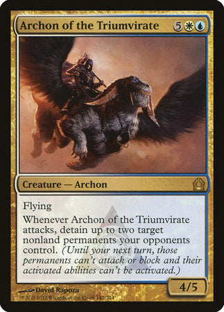 Archon of the Triumvirate [Return to Ravnica] | Mega City Incorporated