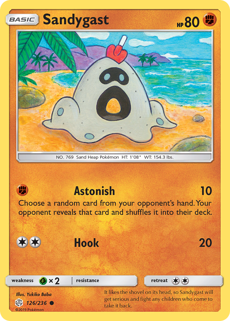 Sandygast (126/236) [Sun & Moon: Cosmic Eclipse] | Mega City Incorporated