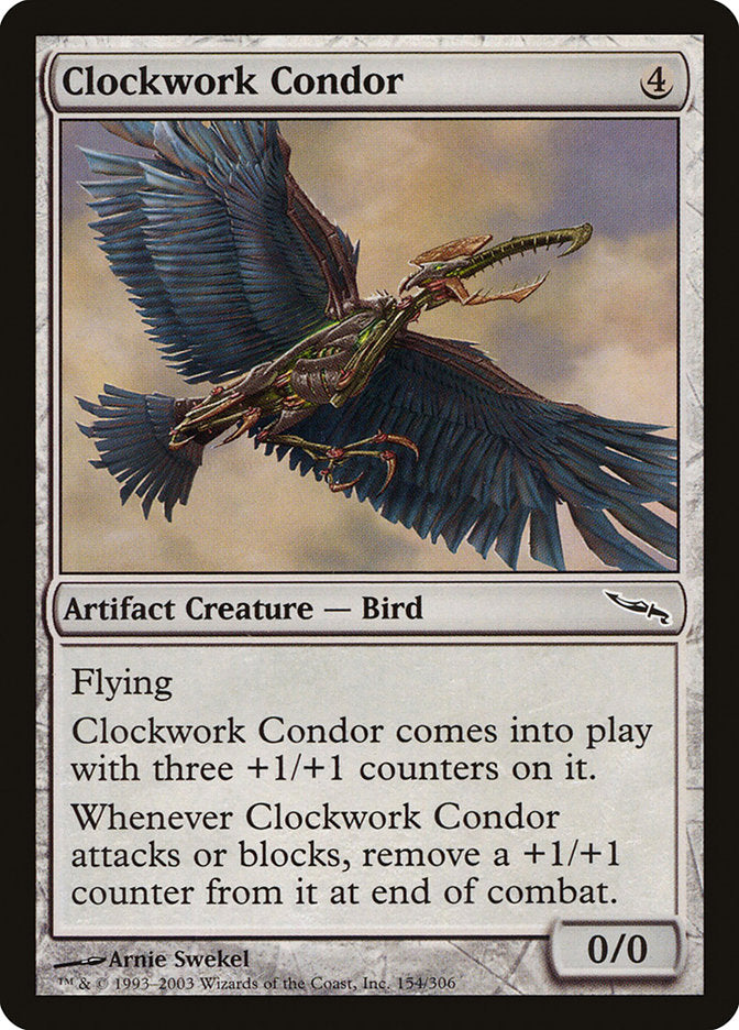 Clockwork Condor [Mirrodin] | Mega City Incorporated