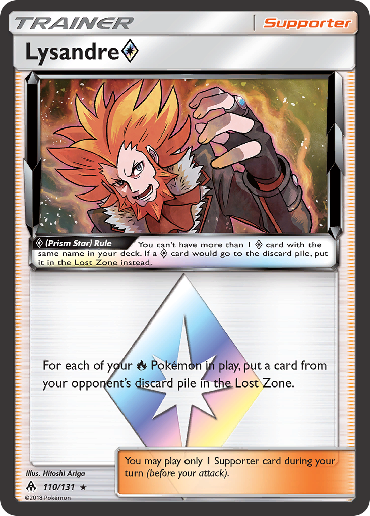 Lysandre (110/131) (Prism Star) [Sun & Moon: Forbidden Light] | Mega City Incorporated