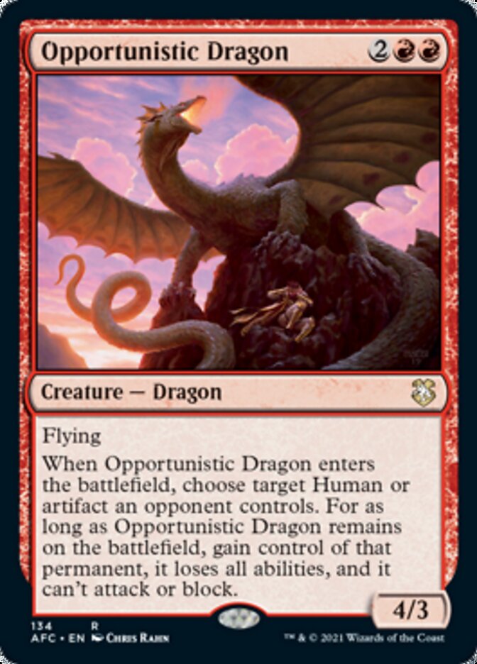 Opportunistic Dragon [Dungeons & Dragons: Adventures in the Forgotten Realms Commander] | Mega City Incorporated