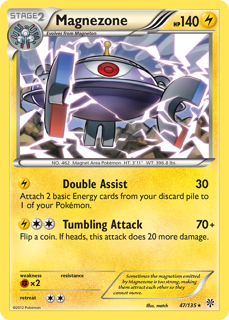 Magnezone (47/135) [Black & White: Plasma Storm] | Mega City Incorporated