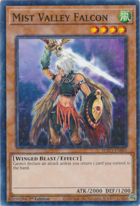 Mist Valley Falcon (Duel Terminal) [HAC1-EN061] Common | Mega City Incorporated
