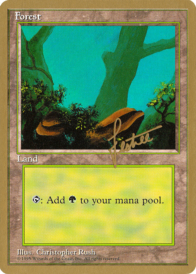 Forest (bl378) (Bertrand Lestree) [Pro Tour Collector Set] | Mega City Incorporated