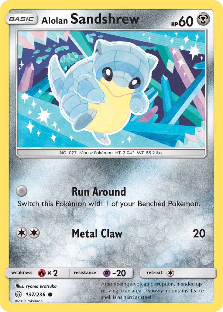 Alolan Sandshrew (137/236) [Sun & Moon: Cosmic Eclipse] | Mega City Incorporated