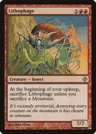 Lithophage [Duel Decks: Venser vs. Koth] | Mega City Incorporated