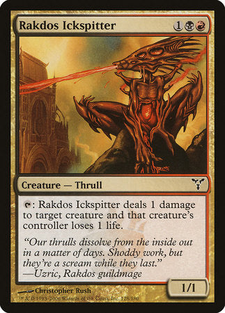 Rakdos Ickspitter [Dissension] | Mega City Incorporated