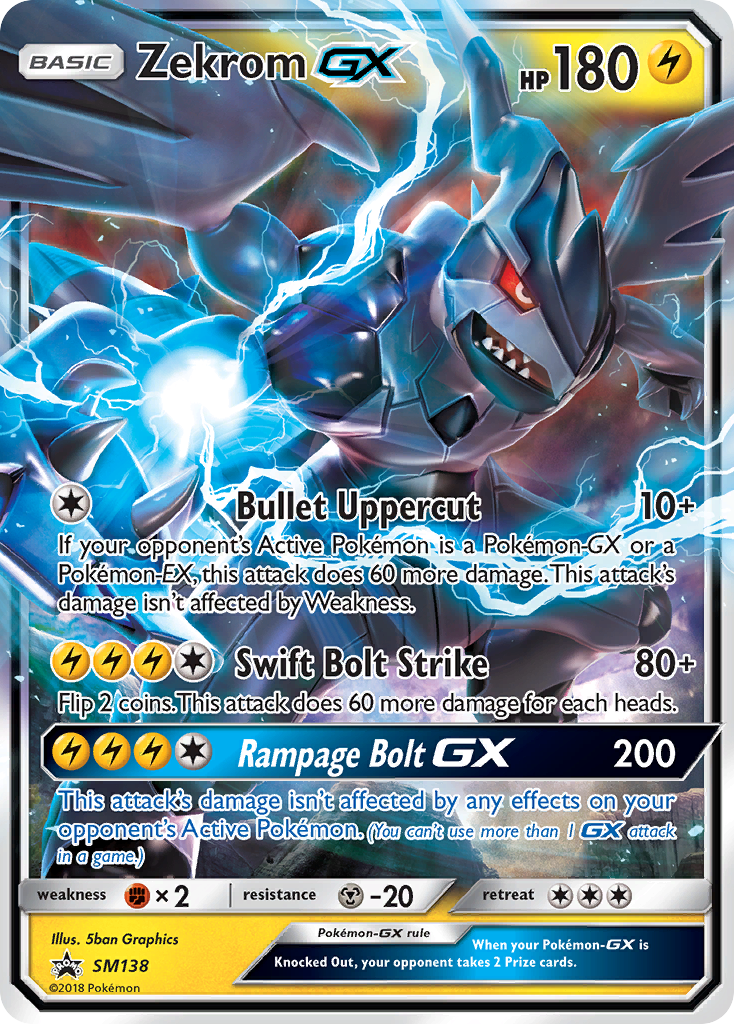 Zekrom GX (SM138) [Sun & Moon: Black Star Promos] | Mega City Incorporated