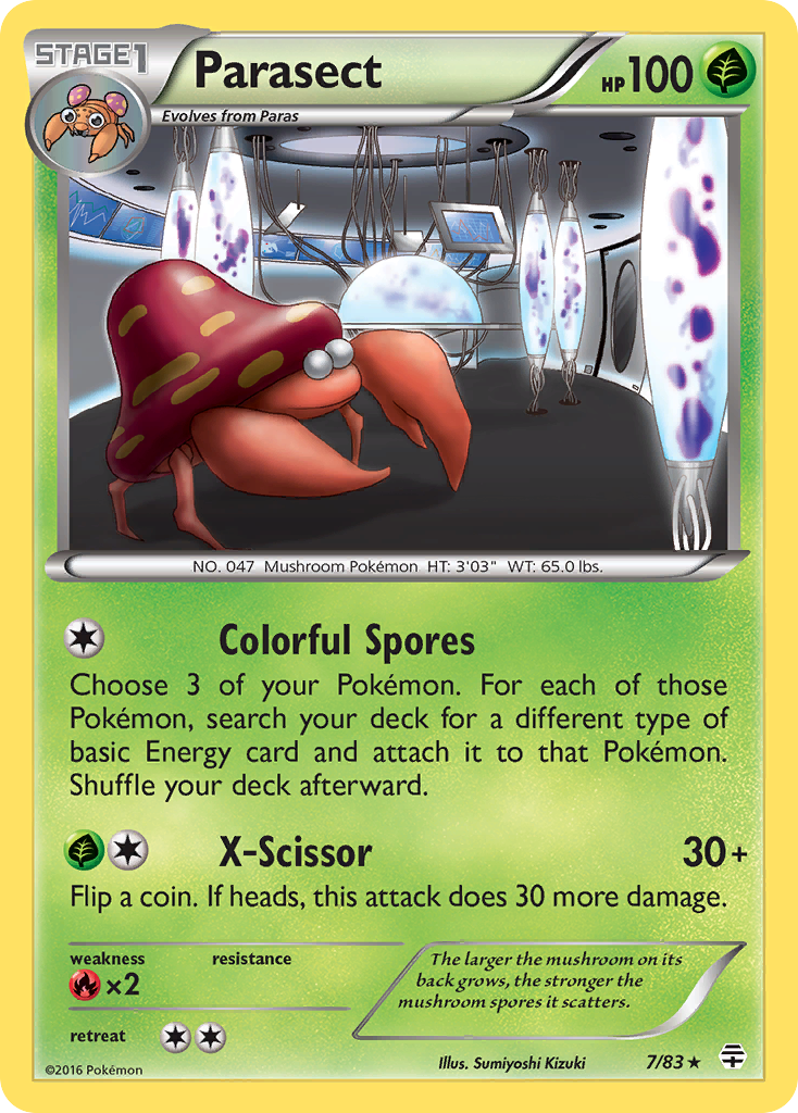 Parasect (7/83) [XY: Generations] | Mega City Incorporated