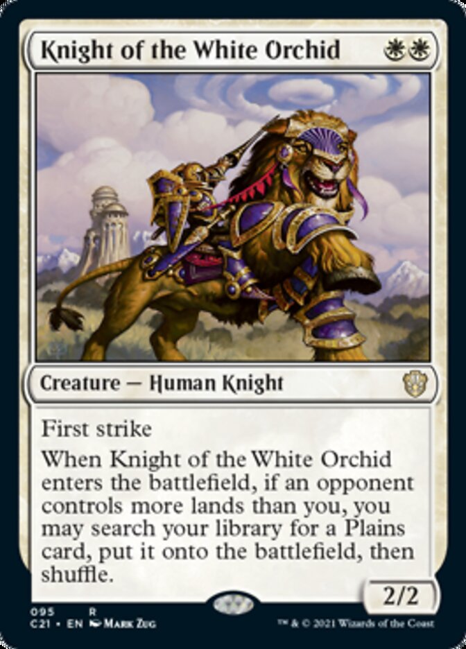 Knight of the White Orchid [Commander 2021] | Mega City Incorporated