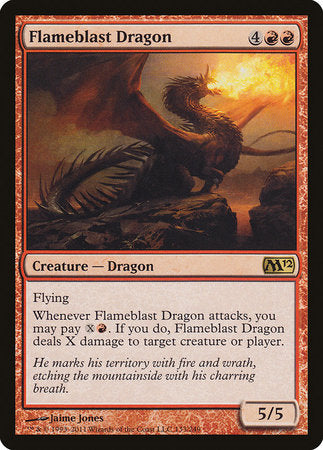 Flameblast Dragon [Magic 2012] | Mega City Incorporated