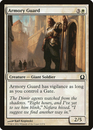 Armory Guard [Return to Ravnica] | Mega City Incorporated