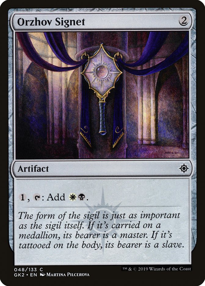 Orzhov Signet [Ravnica Allegiance Guild Kit] | Mega City Incorporated