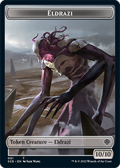 Eldrazi // Soldier Double-Sided Token [Starter Commander Decks] | Mega City Incorporated