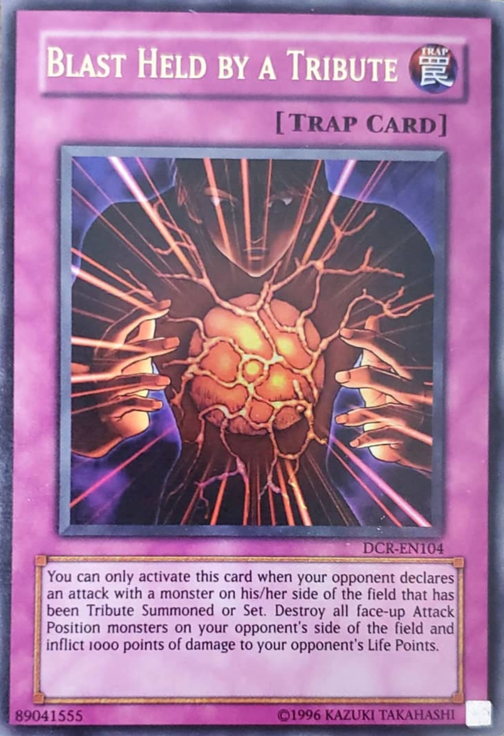 Blast Held by a Tribute [DCR-EN104] Ultra Rare | Mega City Incorporated