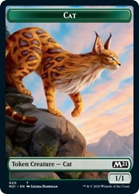 Cat (020) // Soldier Double-sided Token [Core Set 2021 Tokens] | Mega City Incorporated