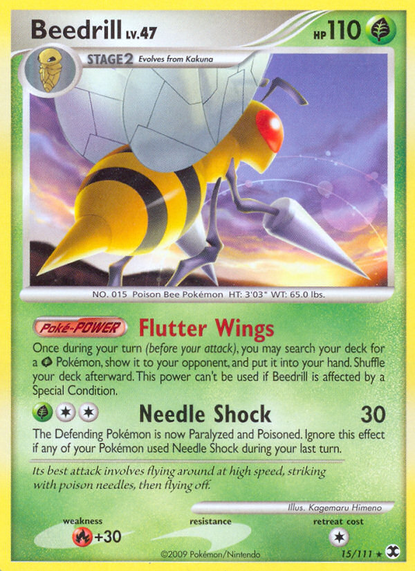 Beedrill (15/111) [Platinum: Rising Rivals] | Mega City Incorporated