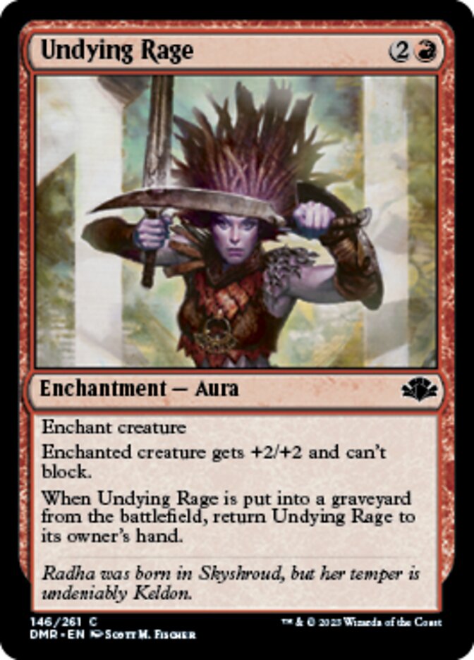 Undying Rage [Dominaria Remastered] | Mega City Incorporated