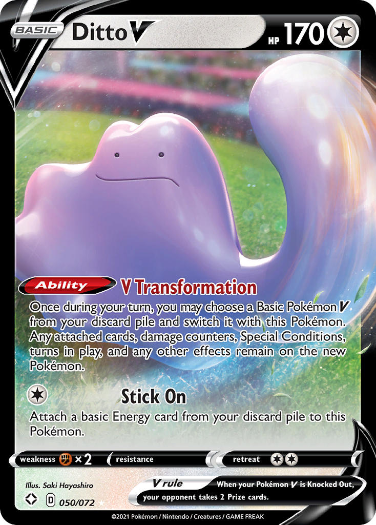 Ditto V (050/072) [Sword & Shield: Shining Fates] | Mega City Incorporated