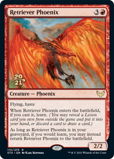 Retriever Phoenix [Strixhaven: School of Mages Prerelease Promos] | Mega City Incorporated