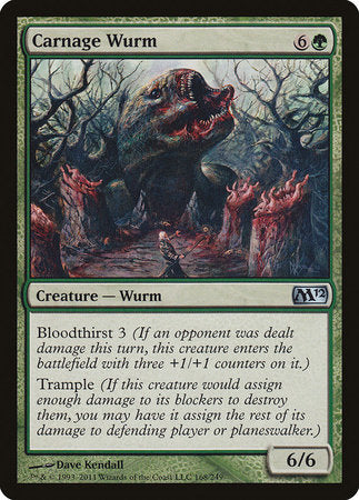 Carnage Wurm [Magic 2012] | Mega City Incorporated