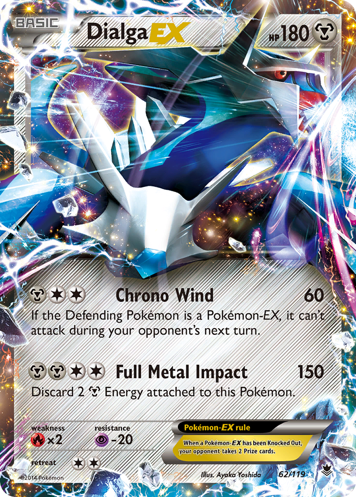 Dialga EX (62/119) [XY: Phantom Forces] | Mega City Incorporated