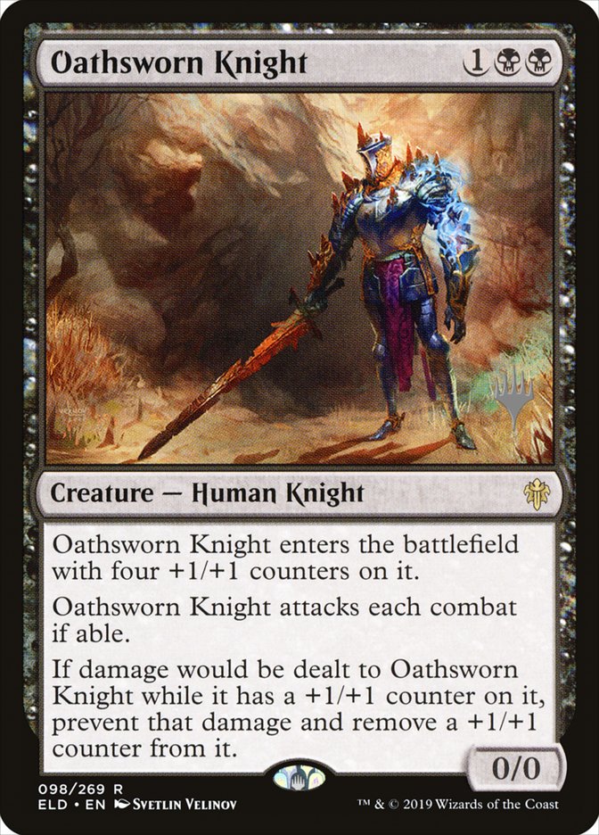 Oathsworn Knight (Promo Pack) [Throne of Eldraine Promos] | Mega City Incorporated