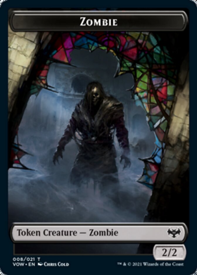 Zombie Token (008) [Innistrad: Crimson Vow Tokens] | Mega City Incorporated