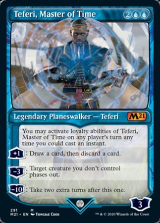 Teferi, Master of Time (Showcase) (291) [Core Set 2021] | Mega City Incorporated