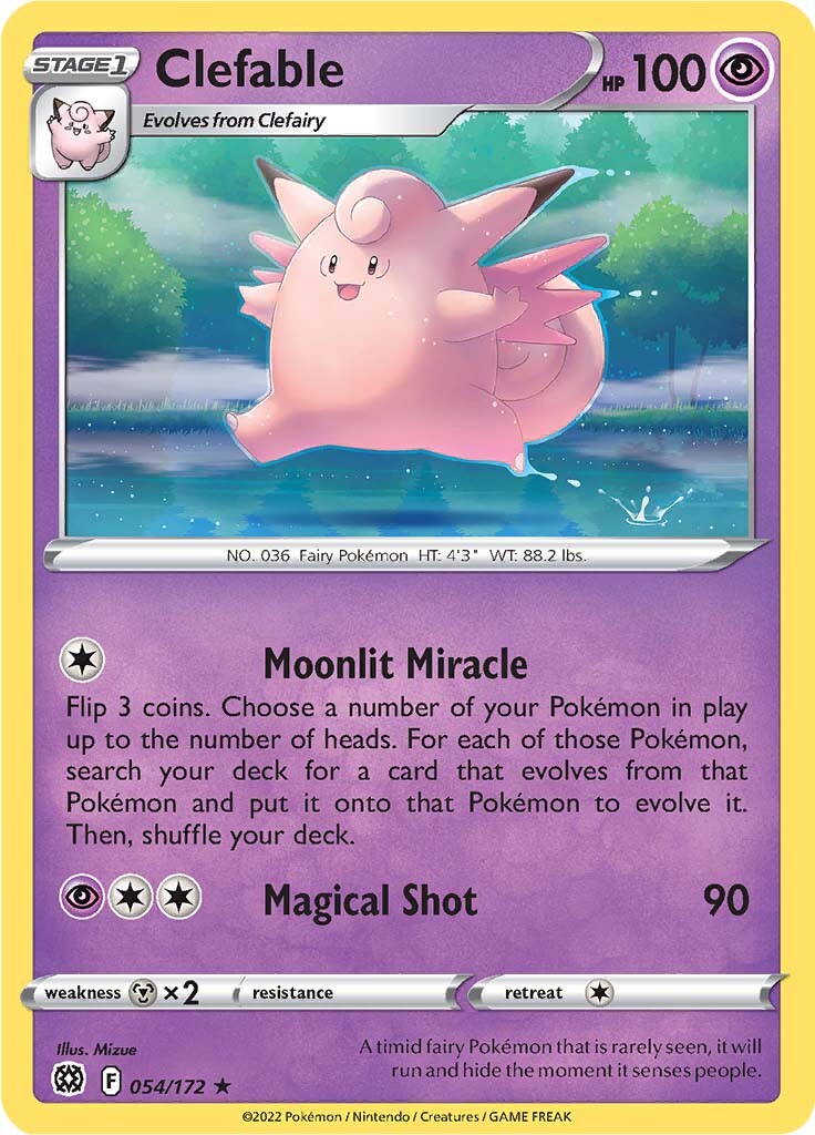 Clefable (054/172) [Sword & Shield: Brilliant Stars] | Mega City Incorporated