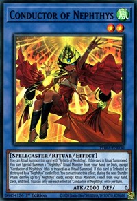 Conductor of Nephthys [PHRA-EN030] Super Rare | Mega City Incorporated