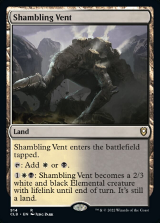 Shambling Vent [Commander Legends: Battle for Baldur's Gate] | Mega City Incorporated