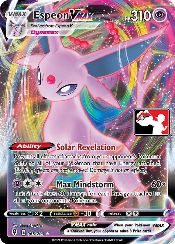 Espeon VMAX (065/203) [Prize Pack Series One] | Mega City Incorporated