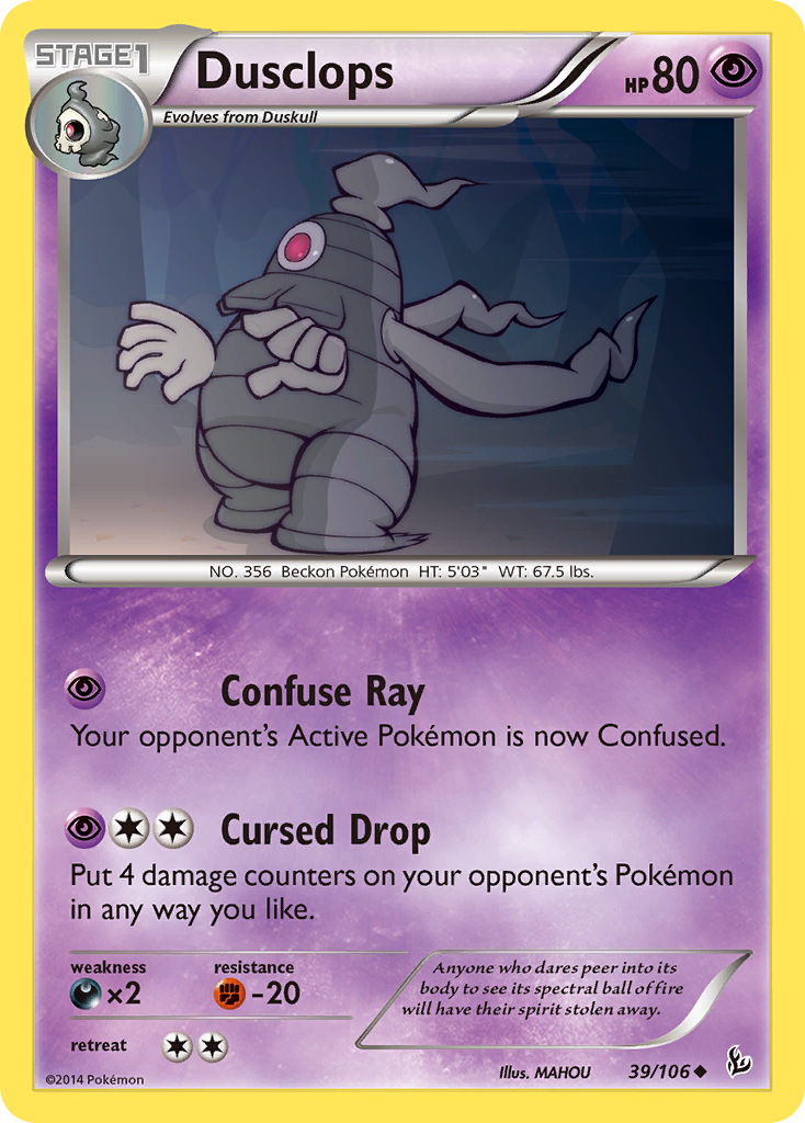 Dusclops (39/106) [XY: Flashfire] | Mega City Incorporated