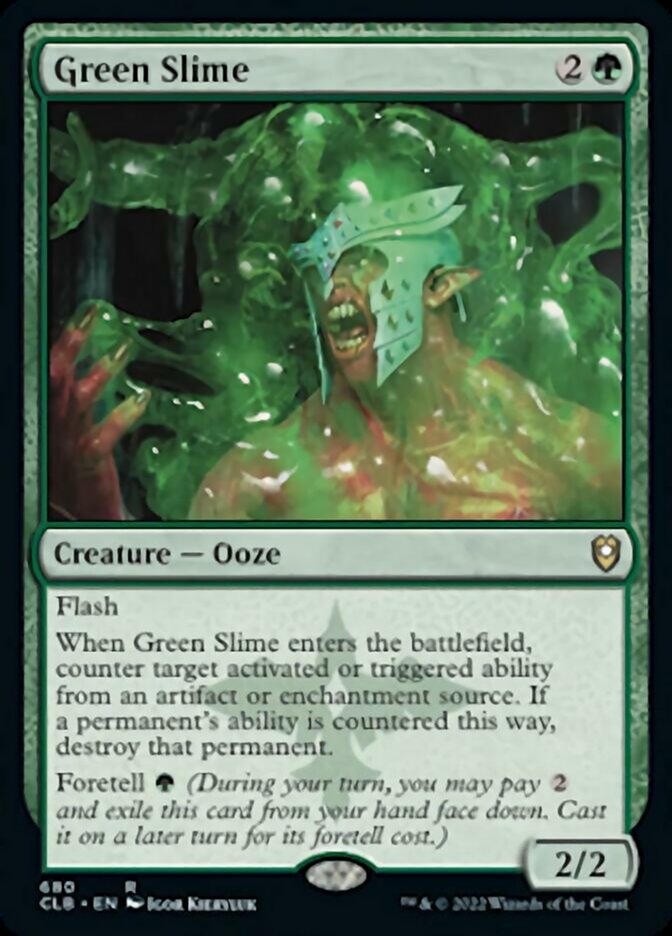 Green Slime [Commander Legends: Battle for Baldur's Gate] | Mega City Incorporated