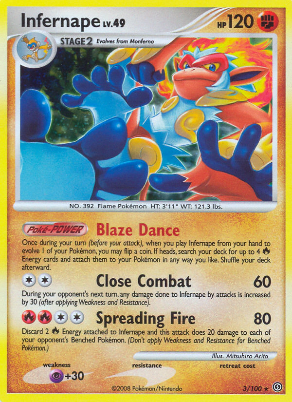 Infernape (3/100) [Diamond & Pearl: Stormfront] | Mega City Incorporated