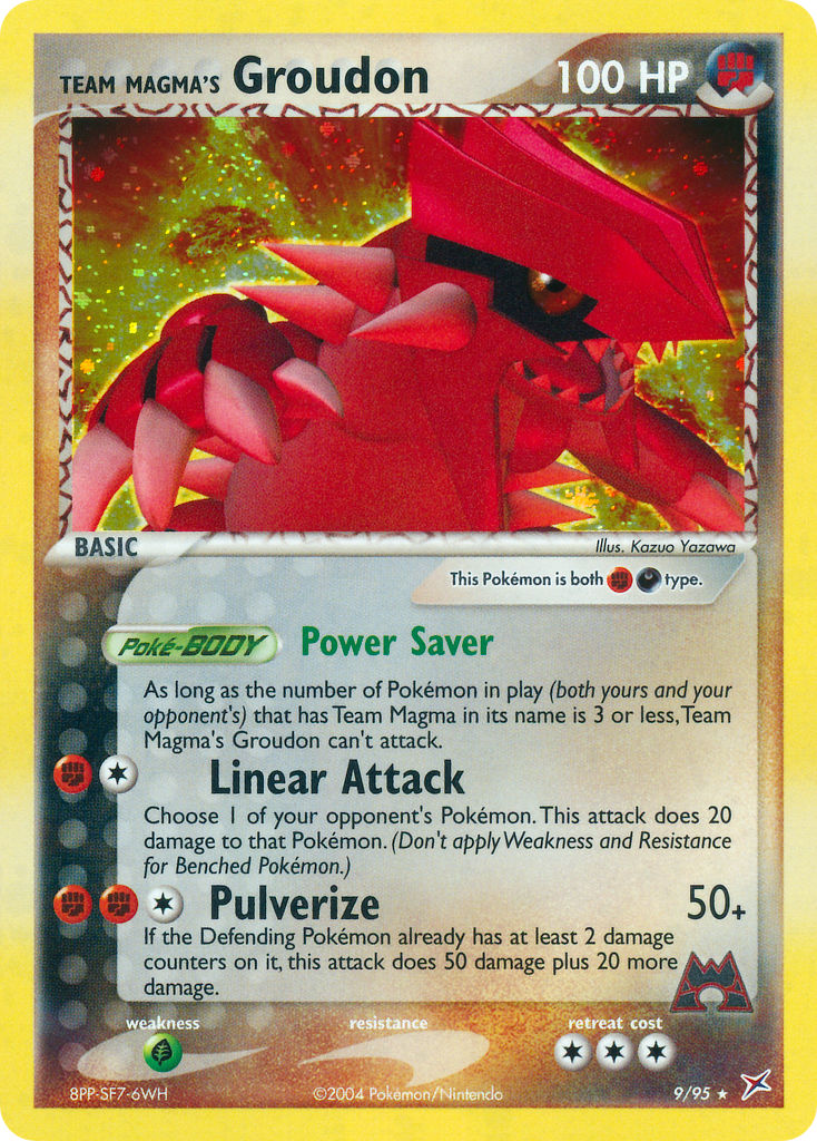 Team Magma's Groudon (9/95) (Theme Deck Exclusive) [EX: Team Magma vs Team Aqua] | Mega City Incorporated