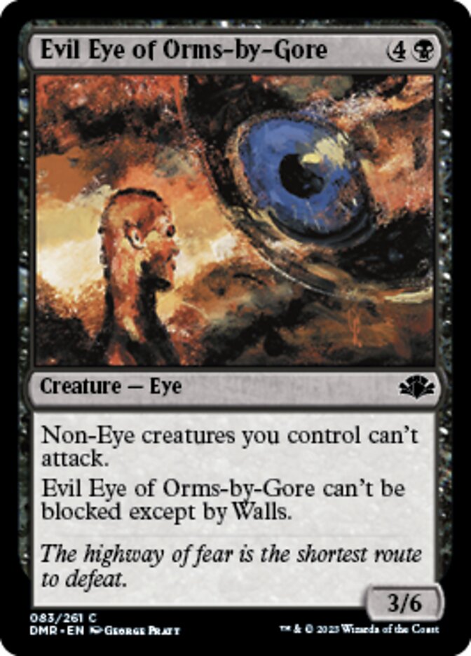 Evil Eye of Orms-by-Gore [Dominaria Remastered] | Mega City Incorporated