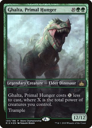 Ghalta, Primal Hunger [Rivals of Ixalan Promos] | Mega City Incorporated